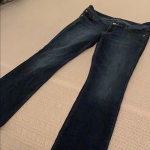 Almost new EXPRESS barely boot jeans